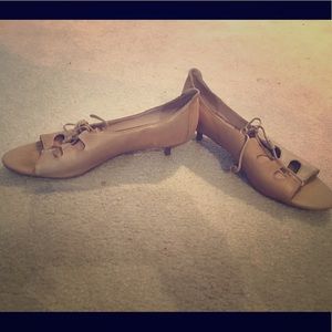 Anthropologie open toed shoes